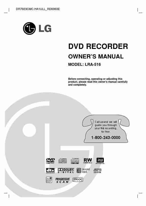 LG Electronics DVD Recorder LRA-516-page_pdf